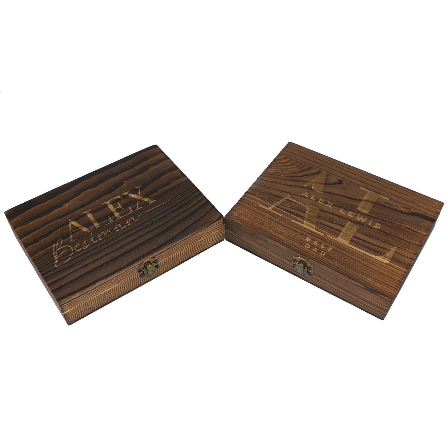 Personalised Whiskey Stones Set: Engraved Ice Cubes in Wooden Box
