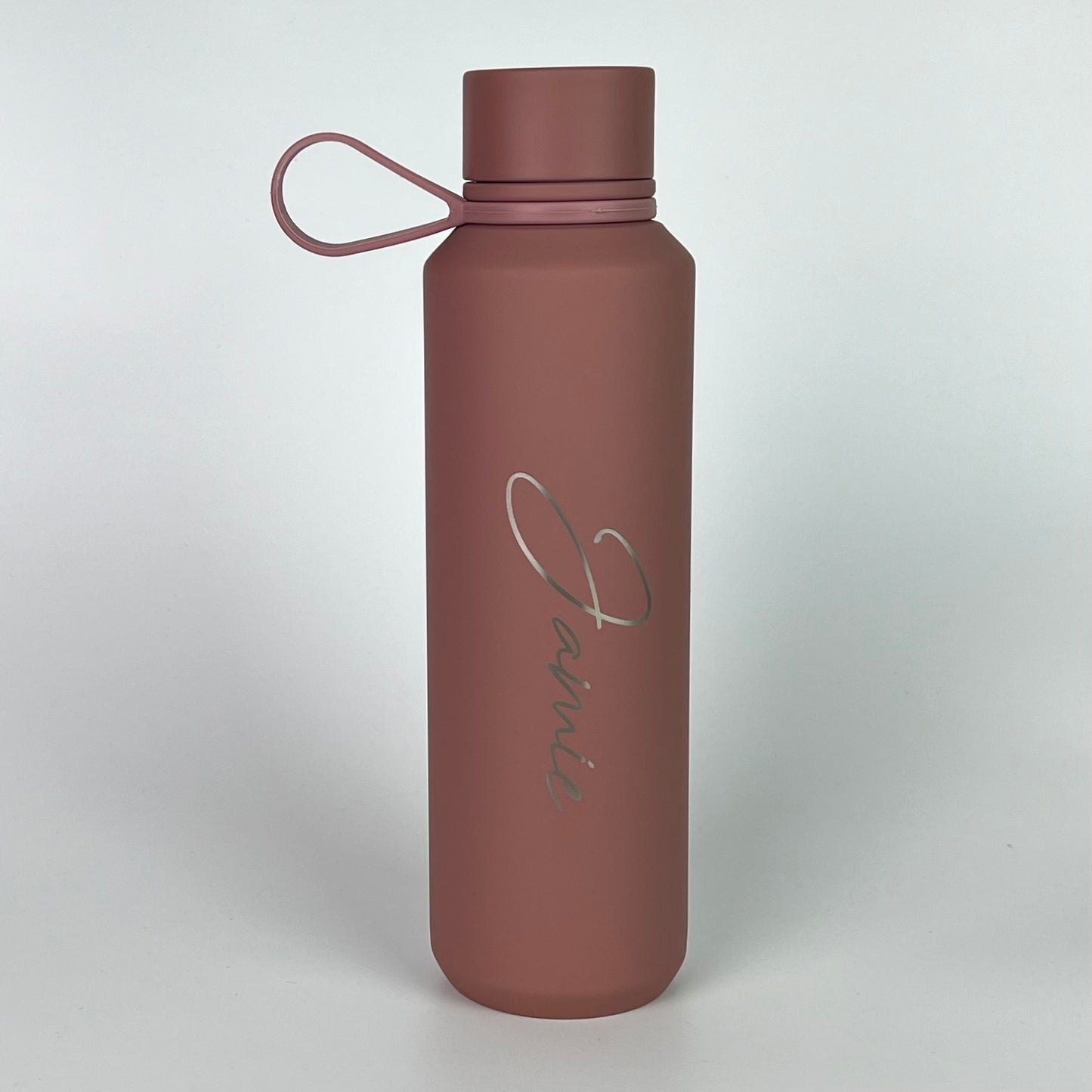 Personalised Insulated Water Bottle with Carry Handle - 600ml