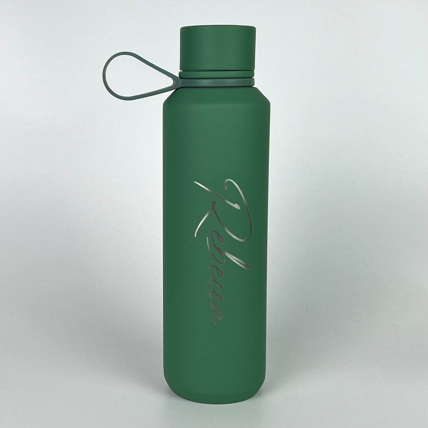 Personalised Insulated Water Bottle with Carry Handle - 600ml