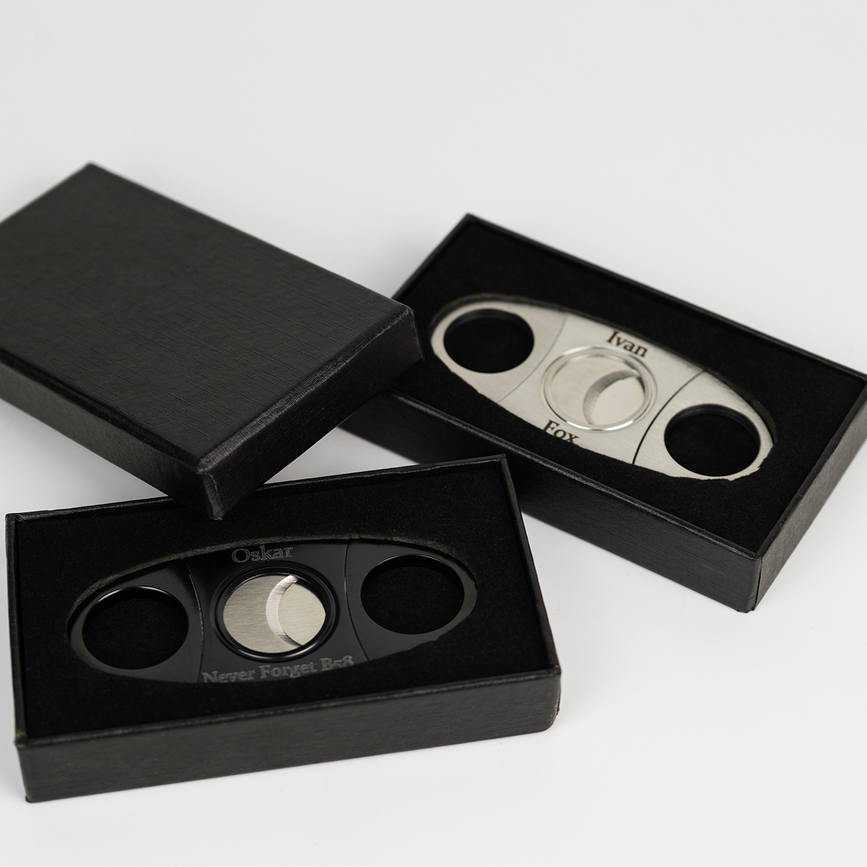 Personalised Cigar Cutter with Gift Box