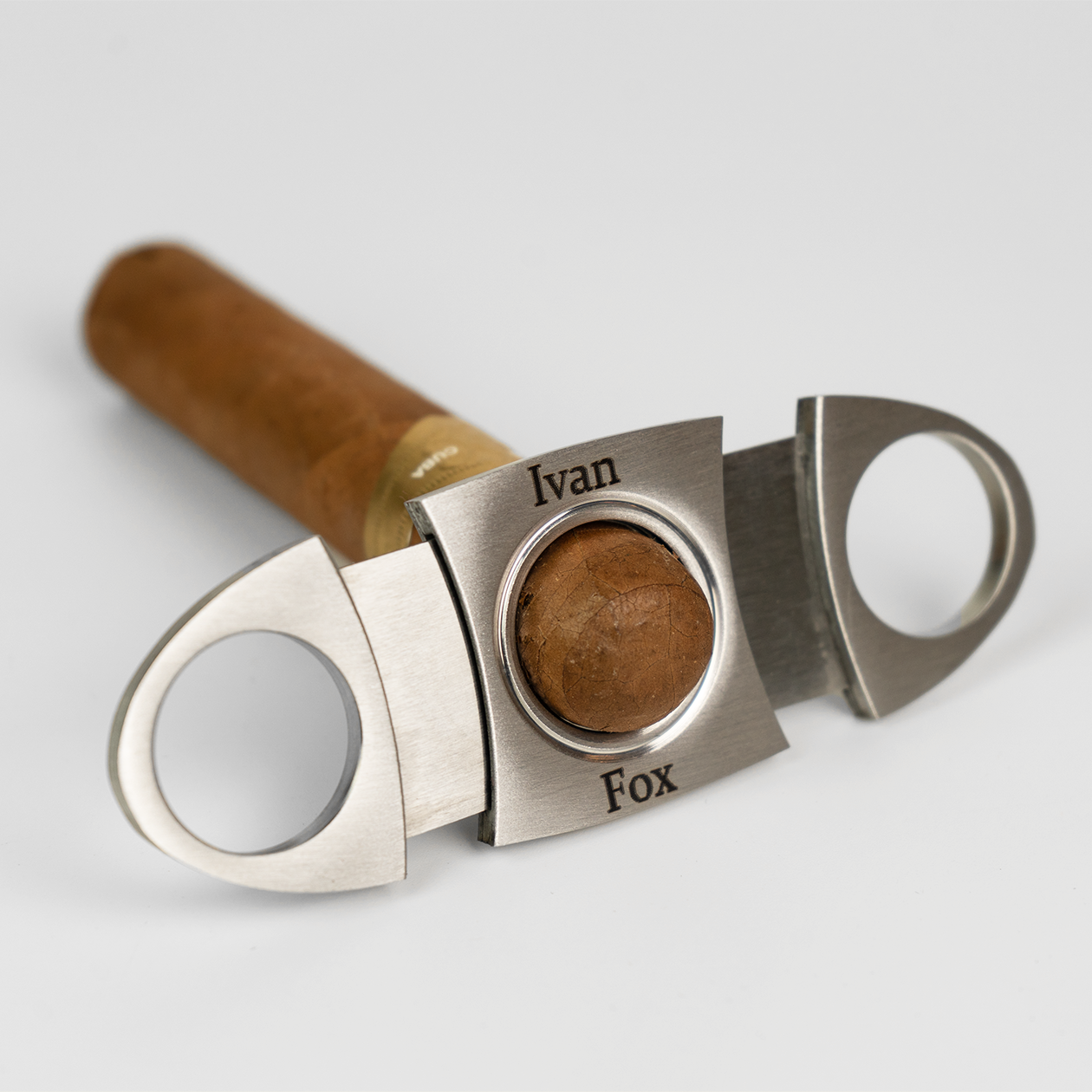 Personalised Cigar Cutter with Gift Box