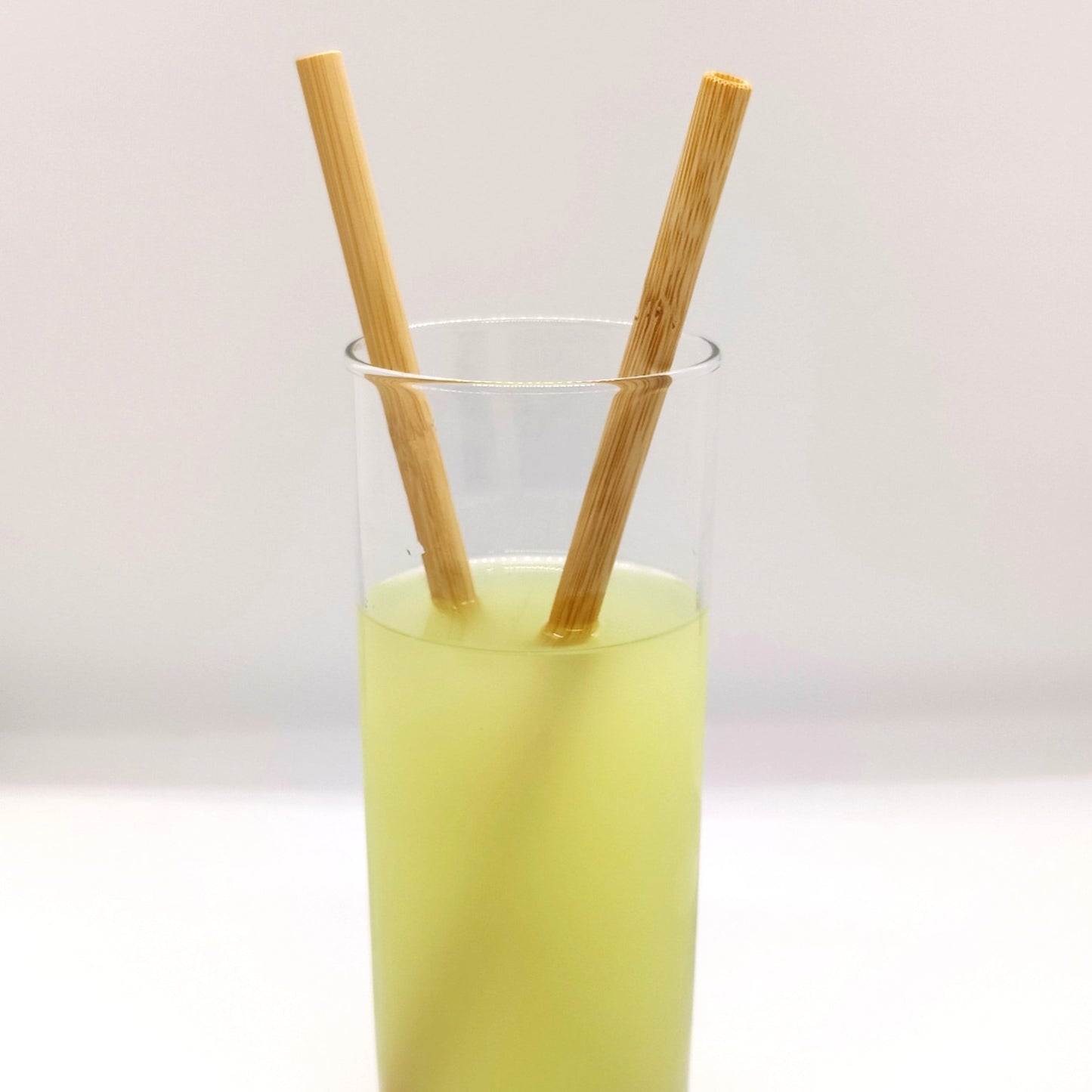 Reusable, Eco-Friendly Bamboo Straws and Cleaning Brush